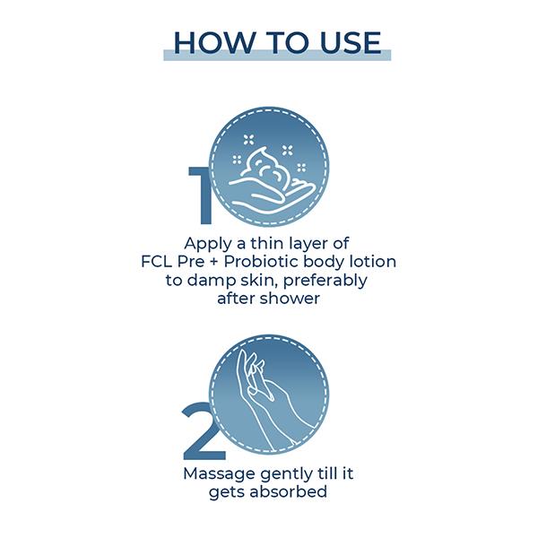 Fixderma Cosmetic Laboratories (FCL) Pre+ Probiotic Body Lotion 200 ml - Lotions & Creams