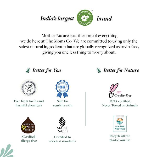 The Moms Co. Natural Baby Lotion with Organic Shea Butter Cocoa Butter, Organic Rice Bran, Apricot and Jojoba Oils 200ml - Creams, Lotions & Oils
