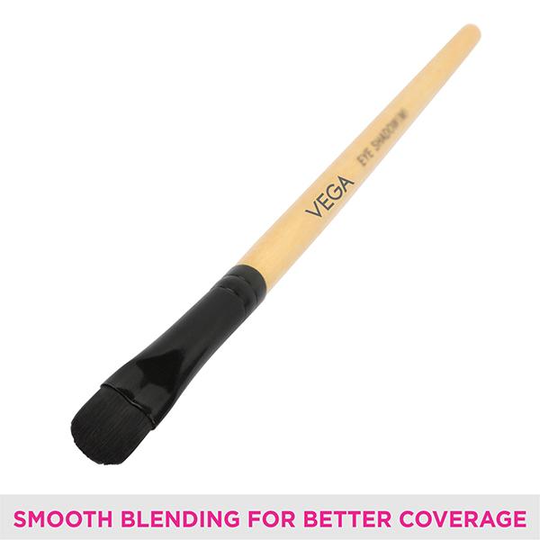 Vega Eye Shadow Makeup Brush, Wooden Color 2's - Eye Brush