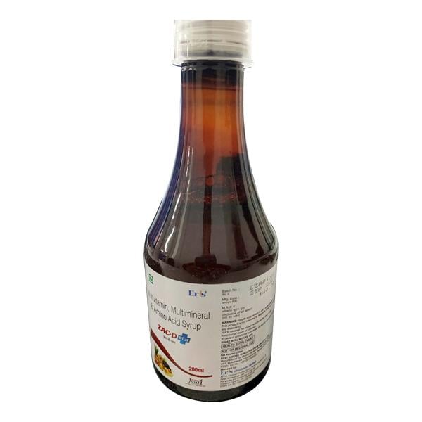 ZAC D PLUS Syrup 200ml - Supplements-Vam