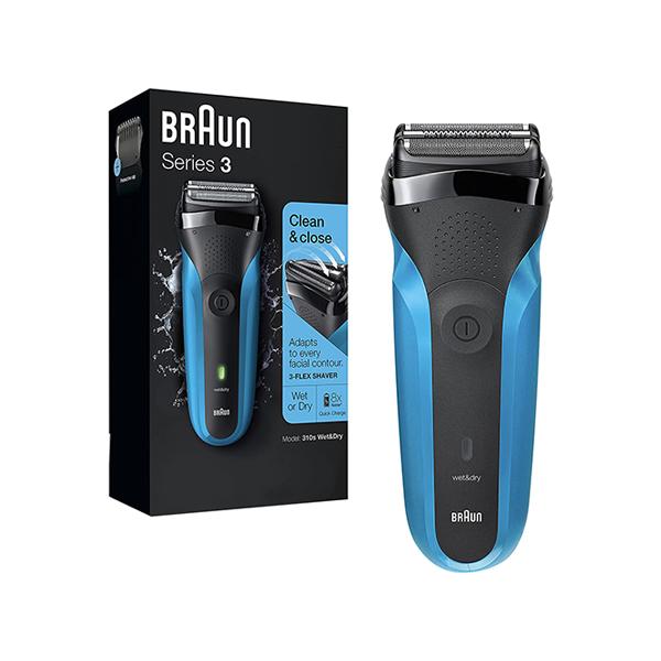 Netmeds | Braun Series 3 310s Wet and Dry Electric Shaver for Men and Rechargeable, Sensitve Shave for Skin Comfort Cordless 353.8 gm