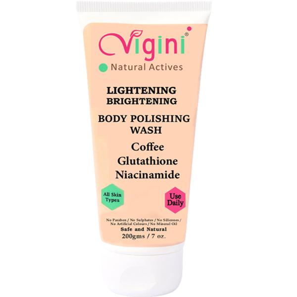 Netmeds | Vigini Lightening Exfoliating Tan Removal Body Polishing Wash 200 ml