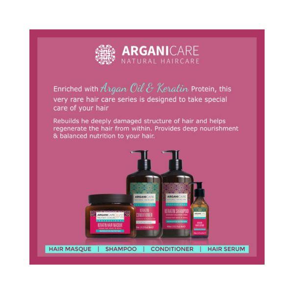 Arganicare Organic Argan Oil and Keratin Repairing Hair Serum 100 ml - Hair Serums