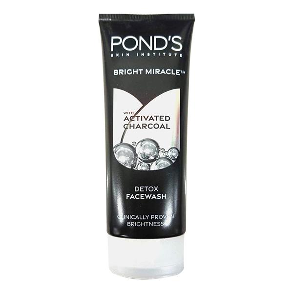 Netmeds | Pond's Bright Miracle Detox Face Wash with Activated Charcoal 100 g