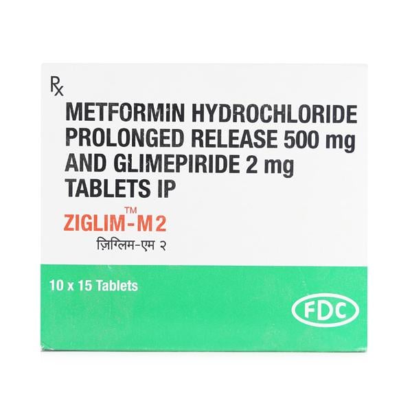 Ziglim M 2Mg Tablet 15's - Diabetes-Ant