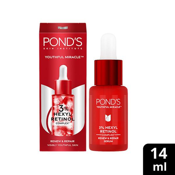 Netmeds | Pond's Youthful Miracle Hexyl Retinol Complex, Renew and Repair Serum 14 ml