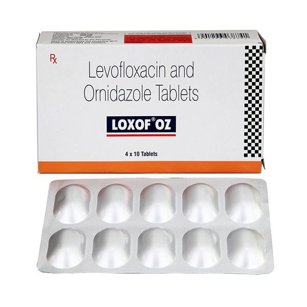 Loxof OZ Tablet 10'S - Bacterial Infections-Qui