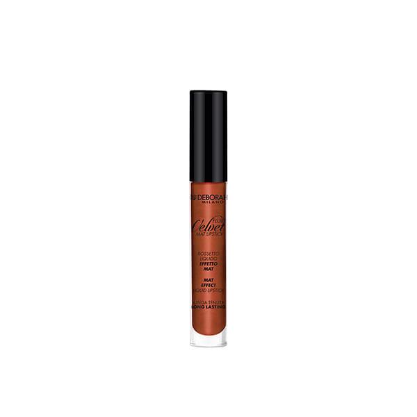 Deborah Milano Fluid Velvet Mat Effect Liquid Lipstick Lonag Lasting Metal Mat - 53 Bronze 4.5gm - Lipsticks