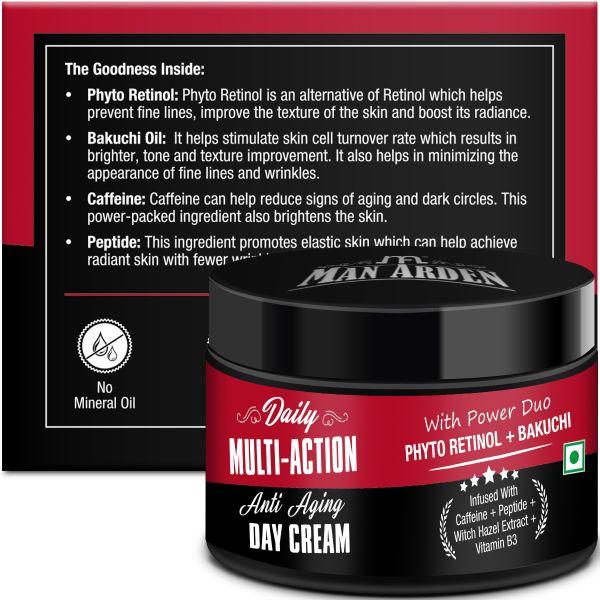 Man Arden Daily Multi Action Anti Aging Day Cream 50 gm - Day Cream