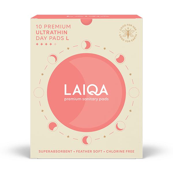 LAIQA Premium Ultrathin Day Pads (L) 10's