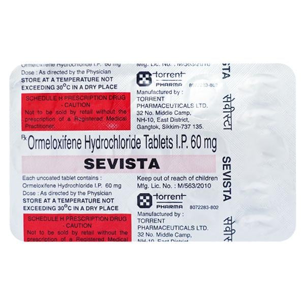 Netmeds | Sevista 60mg Tablet 15'S