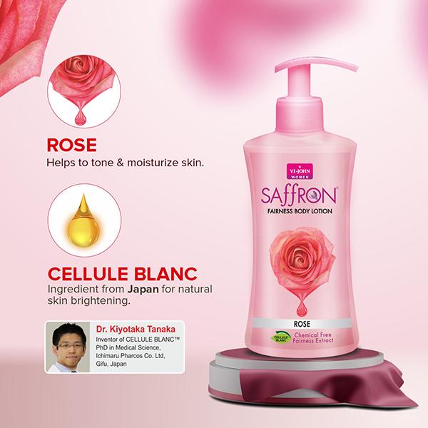 Vi-John Saffron Fairness Body Lotion Combo - Pack of 6 x 250 ml - Lotions & Creams