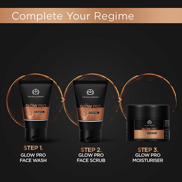 The Man Company Glow Pro Face Moisturizer for Hydration and Dark Spots Reduction 50 gm - Face Moisturizers