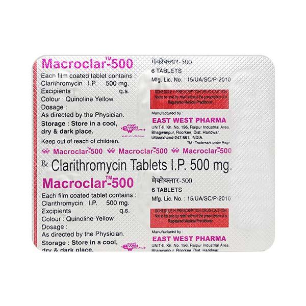 Netmeds | Macroclar 500mg Tablet 6'S