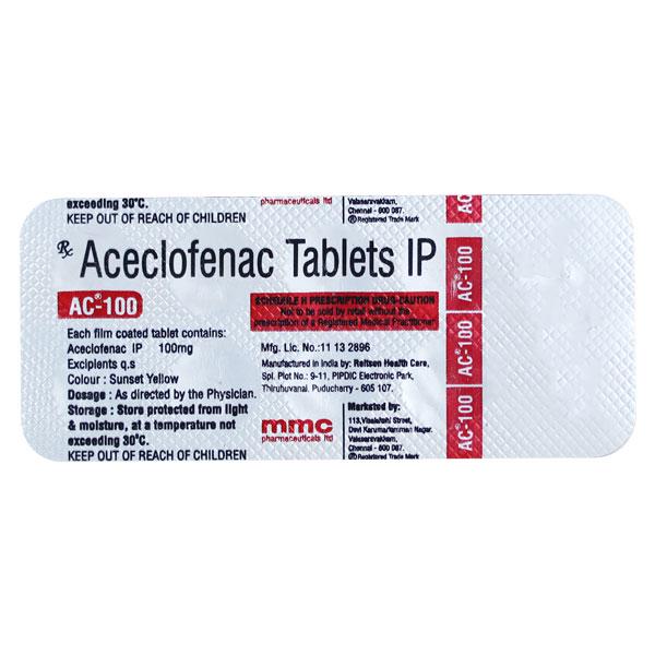 AC 100mg Tablet 10'S
