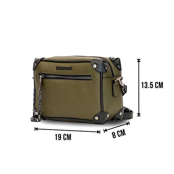 Colorbar The Classic Crossbody - Olive 1's - Makeup Bags & Cases