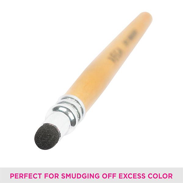 Vega Smudger Brush, Wooden Color (VC2EV-22) 2's - Face Brush