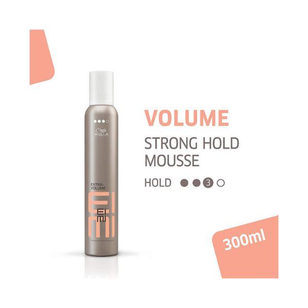 Wella Professionals EIMI Extra Volume Strong Hold Volumizing Mousse 300 ml - Hair Perms & Texturizers