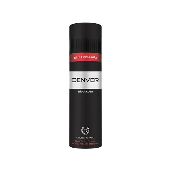 Netmeds | Denver Black Code Body Talc for Men 100 gm