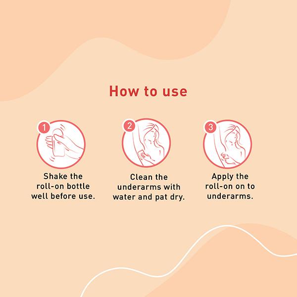 Sirona Underarm Roll On Deodorant for Women & Men Citrus Cheer 50 ml - Intimate Hygiene