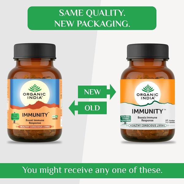Organic India Immunity Veg Capsules 60's - Vitamin C