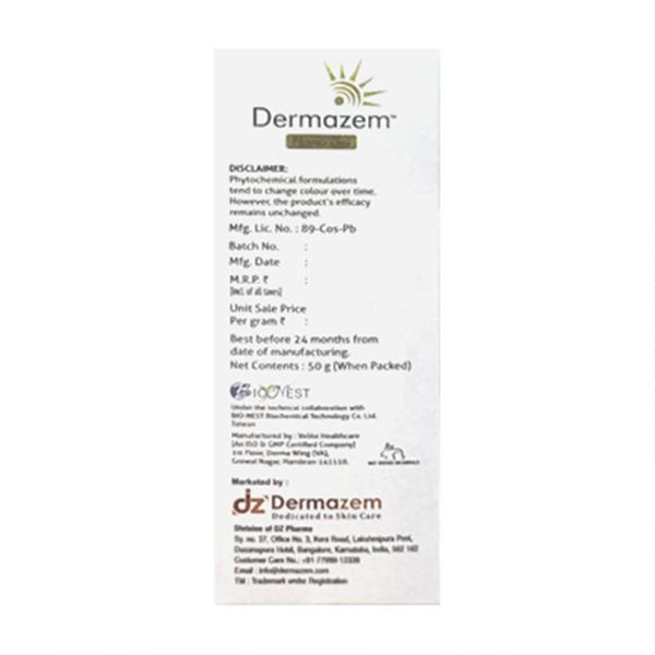 DERMAZEM SPF 50+ PA +++ Nanogel 50g - Sun Protectors-Emo