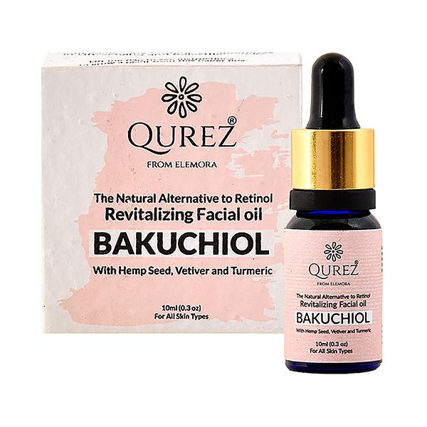 Qurez BakuchiolRevitalizing Facial Oil With Hempseed Vetiver And Turmeric 30 ml - Face Oils