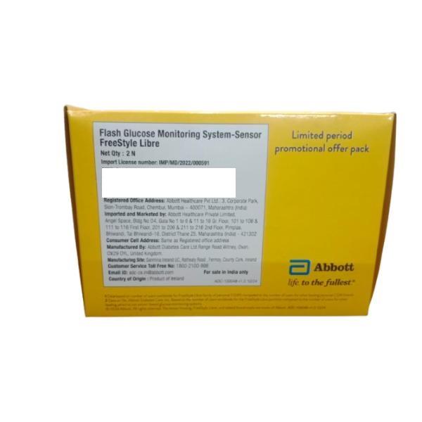 FreeStyle Libre Flash Glucose Monitoring System Sensor (Pack Of 2) - Blood Glucose Monitors/Strips