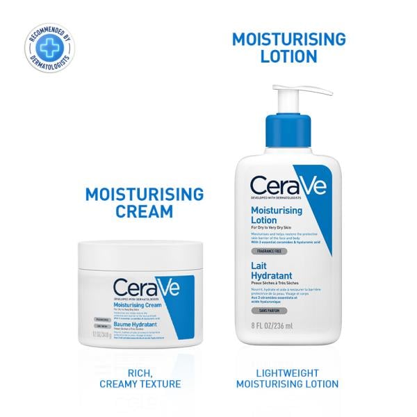 CeraVe Moisturising Cream For Dry To Very Dry Skin 340 gm - Lotions & Creams
