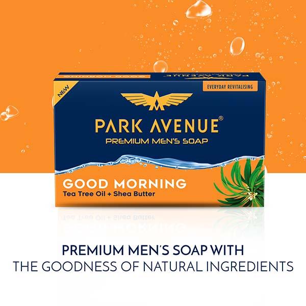 Park Avenue Premium Men Soaps for Bath - Good Morning 500 gm - Perfumes (Edt/Edp)