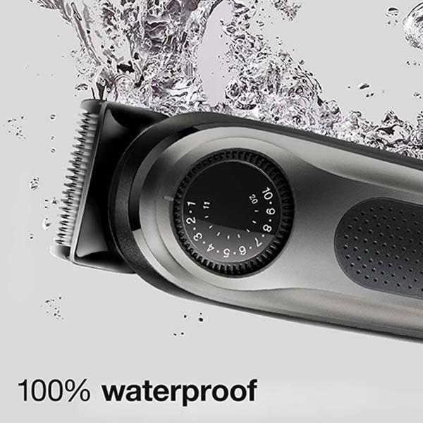 Braun Beard Trimmer 5, BT5360, Beard Trimmer for Men from Gillette, Hair Clipper, Lifetime Sharp Blades, 39 Length Settings Space Grey 450 gm - Trimmers