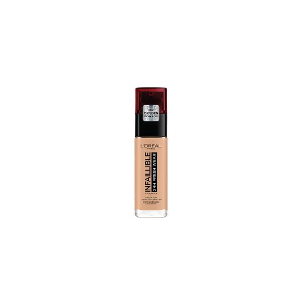 L'Oreal Paris Infallible 32 H Fresh Wear SPF 25 + Vitamin C Foundation, 235 Miel Honey 30ml - Foundation