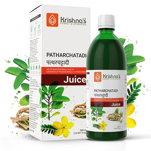 Krishna's Herbal & Ayurveda Stone Cracker Patharchatadi Juice 500 ml