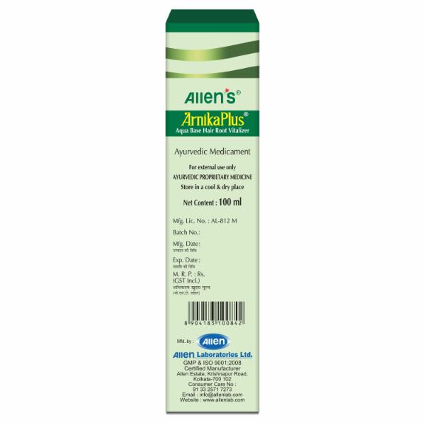 Allen Arnika Plus Hair Root Vitalizer 100 ml - Personal Care (Ayush)