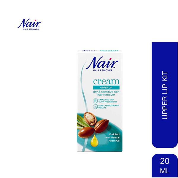 Netmeds | Nair Upper Lip Cream - Argan Oil 20 ml