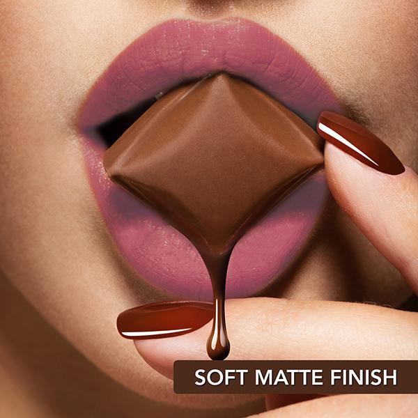 Blue Heaven Cookie & Crush Chocolate-Flavored Soft-Matte Lipstick, Candy Treats 3.4 gm - Lipsticks