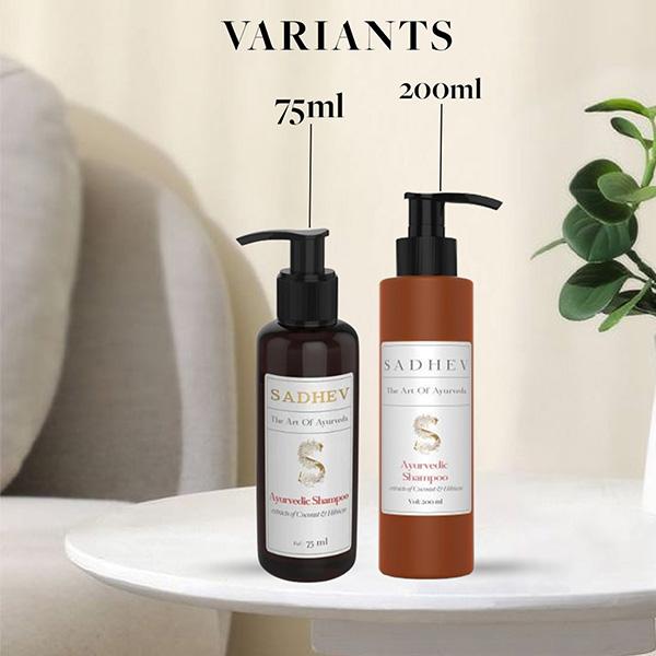 Sadhev Ayurvedic Shampoo - Coconut & Hibiscus 200 ml - Shampoos