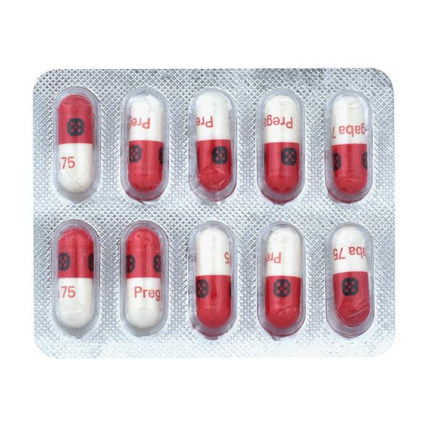 Pregaba 75mg Capsule 10'S - Epilepsy/Convulsion-Ant