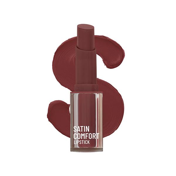 Swiss Beauty Satin Comfort Lipstick-Brown Bean 3 gm