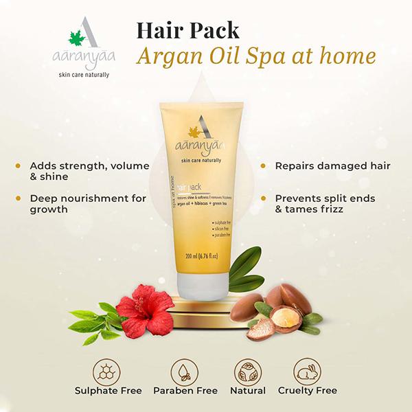 Aaranyaa Hair Pack Argan Oil 200 ml - Hair Masks & Packs