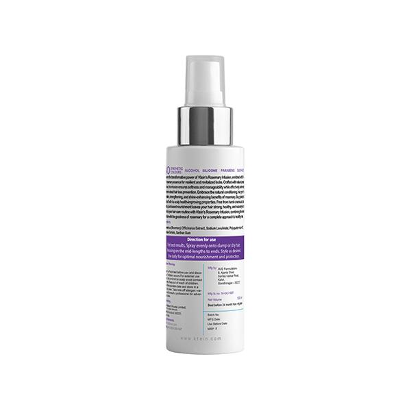 Ktein 100% Plant Based Rosemary Hair Spray 100 ml - Hair Sprays & Mists