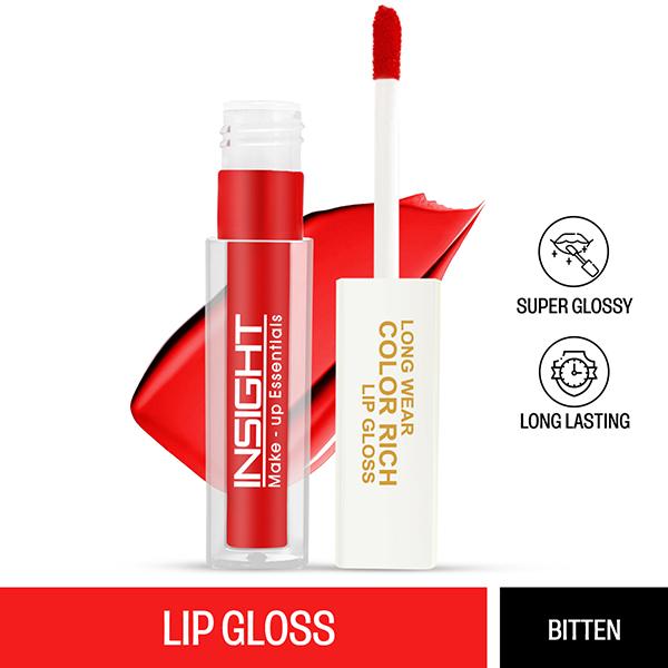 Netmeds | Insight Cosmetics Long Wear Color Rich Lip Gloss - Bitten 4 ml