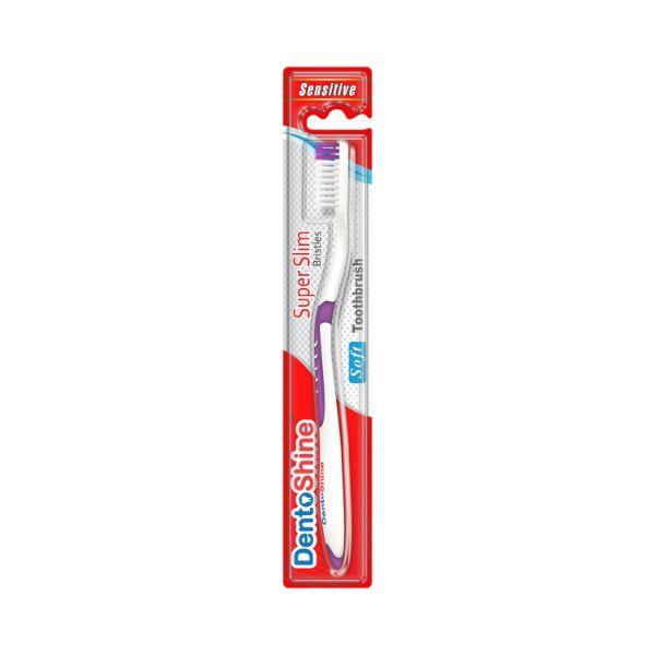 Dentoshine Super Slim Soft Toothbrush Purple 100 gm