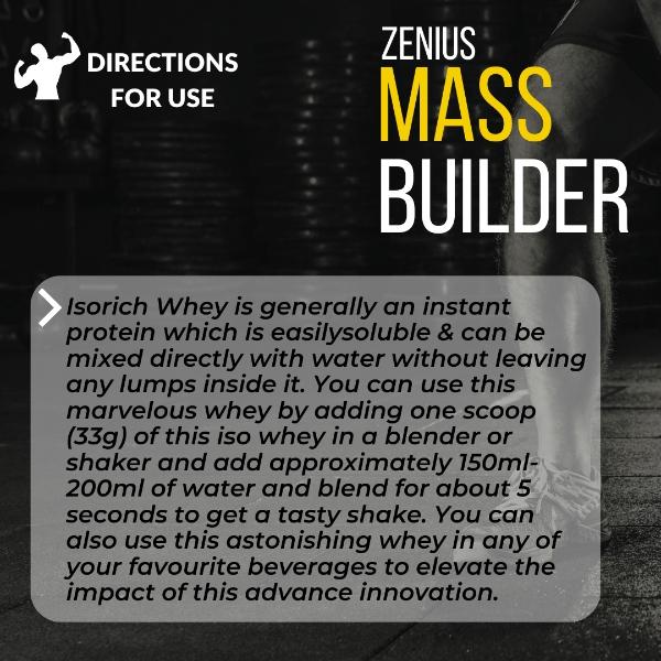 Zenius Super Mass Builder Powder 1 kg - Workout Essentials