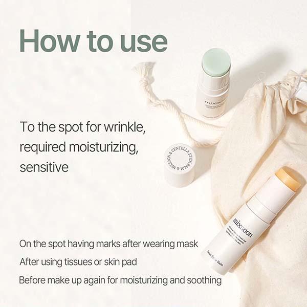 Mixsoon Centella Stick Balm 11.5 ml - Face Moisturizers