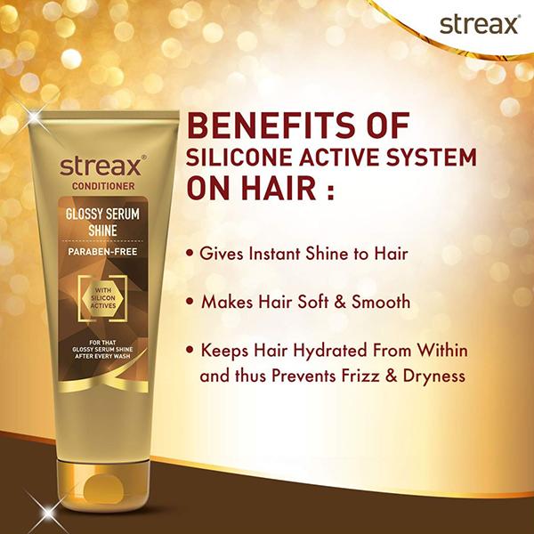 Streax Glossy Serum Shine Conditioner 1's - Conditioners