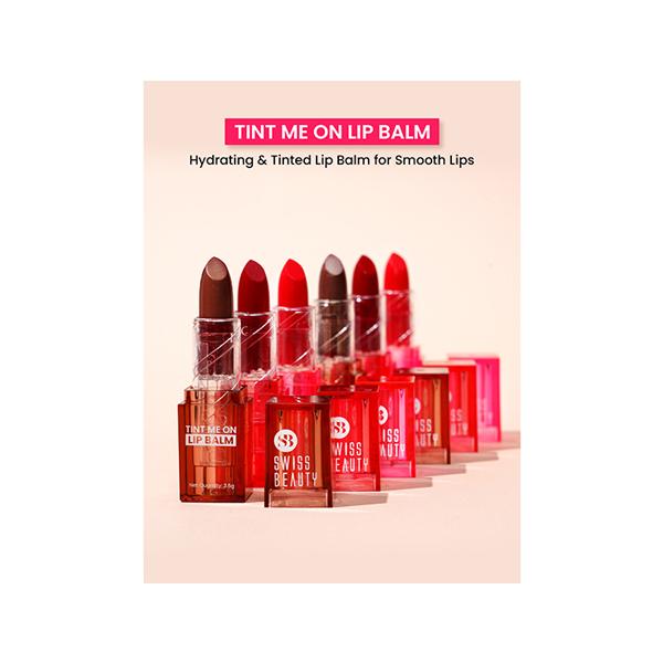Swiss Beauty Tint Me On Lip Balm, Shade - Pink Macaroon 3.5 gm - Lip Balms