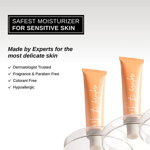 The Formularx Barrier Relief Ceramide Lightweight Moisturizer for Oily, Acne Prone & Sensitive Skin 50 gm - Face Moisturizers