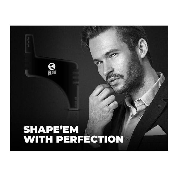 Beardo Beard Styling Comb - Boomerang Shape - Beard Comb