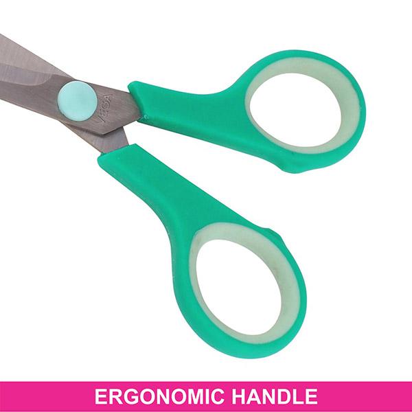 Vega Compact Scissors, Green 2's - Grooming Kits